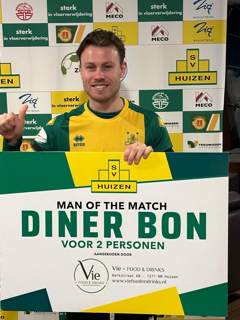 Theo Visser - Man of the Match