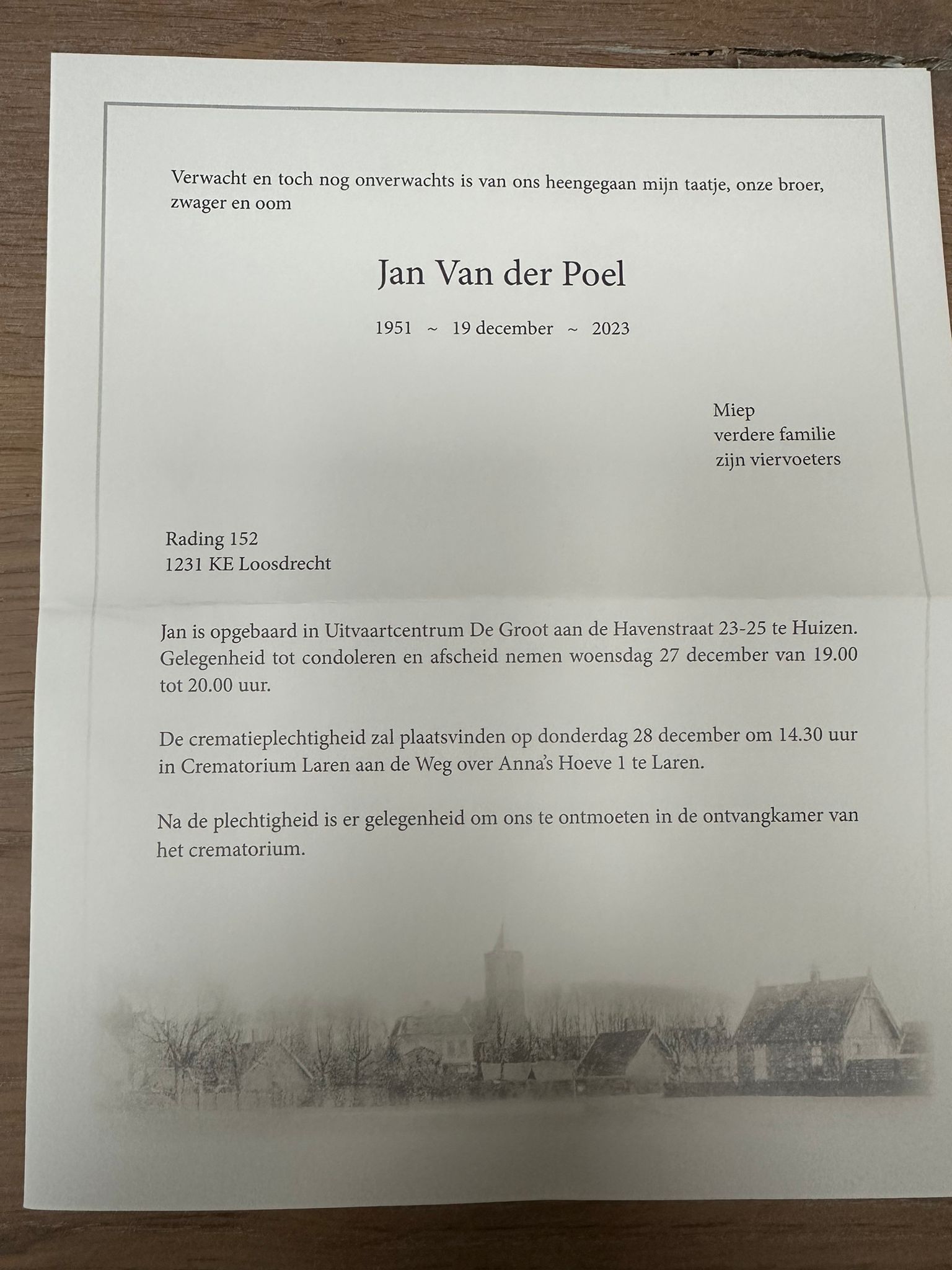 Jan van der Poel