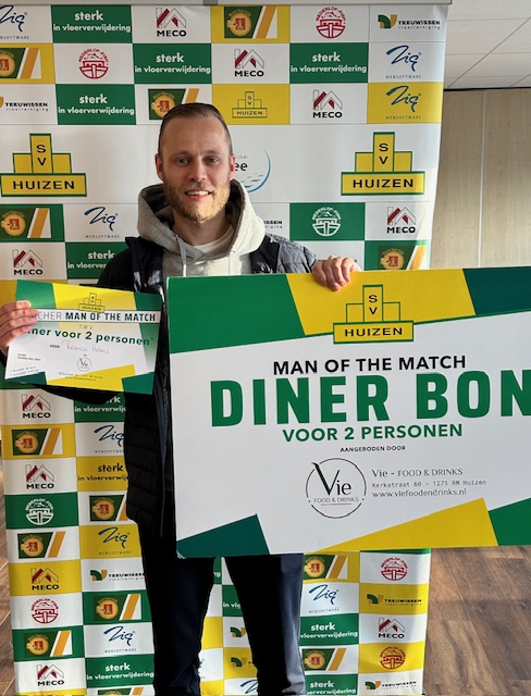 Man of the Match - Remco Helms