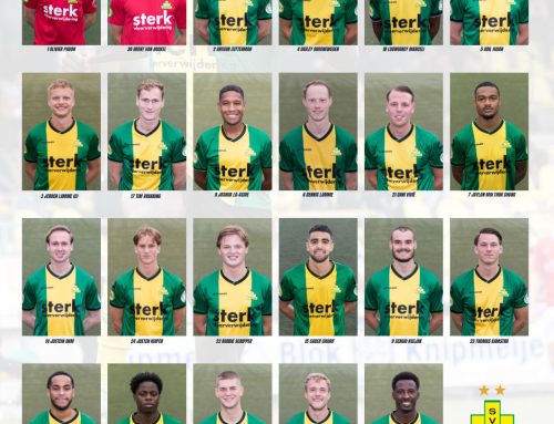 Verzamel ze allemaal!  De handtekeningen van ons eerste elftal!