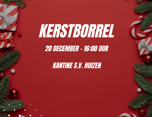 Kerstborrel bij s.v. Huizen