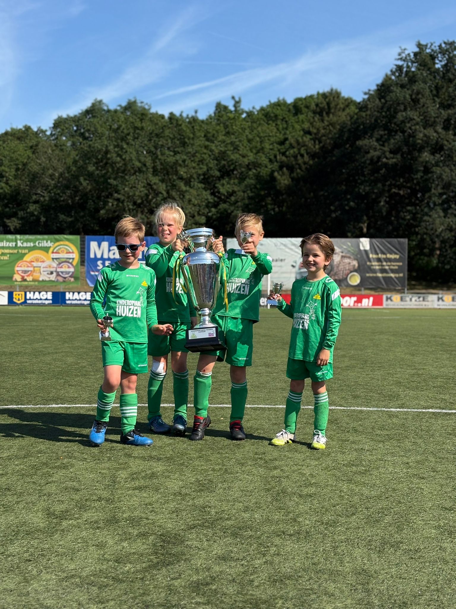Finaledag Champions League – Nations league (kinderen met beker)