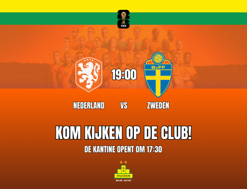 Kom het WK kijken op de club: Nederland – Zweden