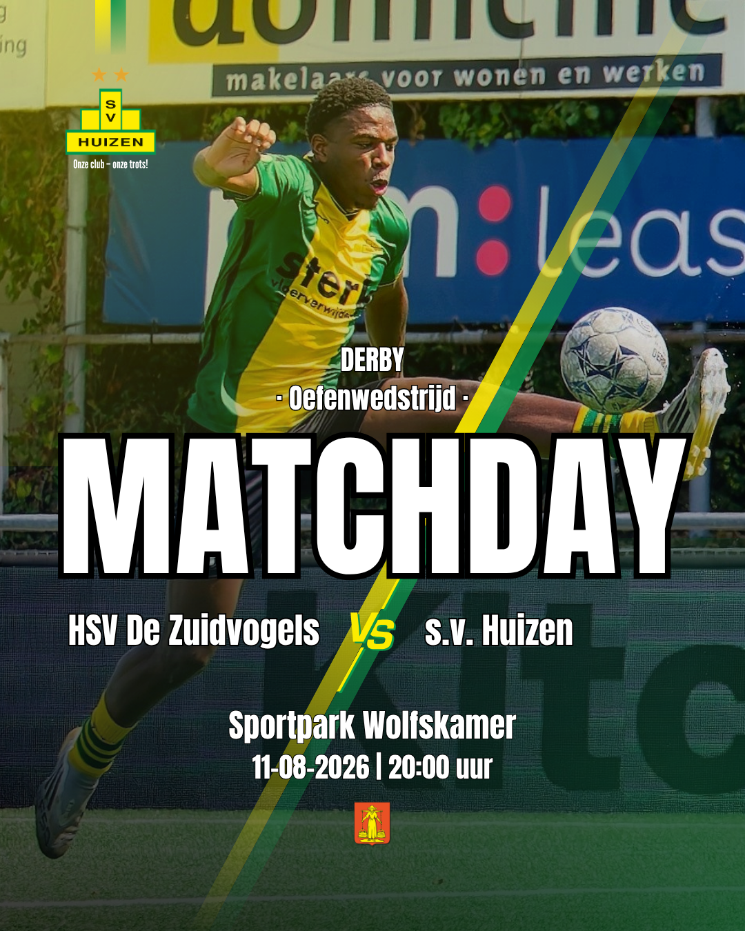 Matchday post Zuidvogels – Huizen