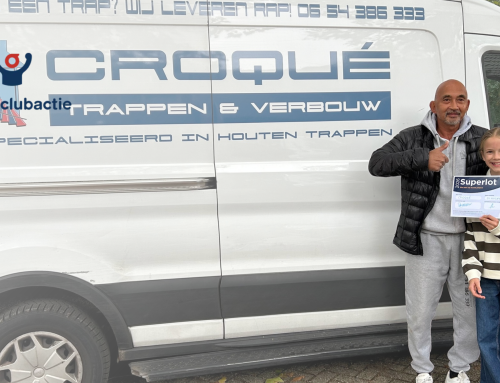 Emily Keijer timmert hard aan de weg voor s.v. Huizen!